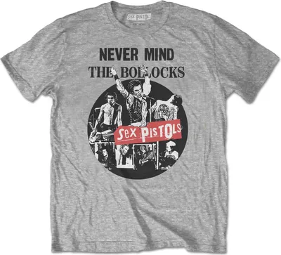 Image de Pistols - "Never Mind The Bollocks" T-shirt Homme/Femme Unie RO2279 (S) (Gris)
