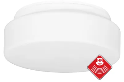Imagen del producto de Ecolite. Lámpara de techo redonda Hector, 250mm, con sensor de movimiento, para bombilla E27, modelo W122-BI