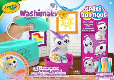 Produktbild von Crayola Washimals 74-7517, Zeichenset für Kinder, 3 Jahr(e), Mehrfarbig
