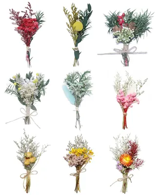 Produktbild von Mini Trockenblumensträuße zur Dekoration