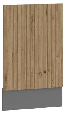 Produktbild von Frontblende integrierten Geschirrspüler 45 cm Küche AVA Artisan Lamellenoptik