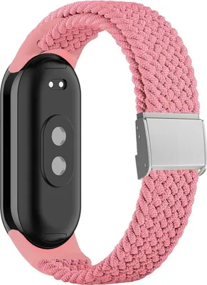 Produktbild von Ersatz Armband für Xiaomi Mi Band 8 Nylon, Farbe:Rosa