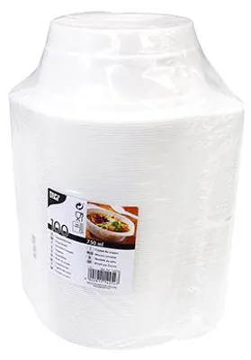 Produktbild von 1200 Suppenschalen, PP rund 750 ml Ø 15,6 cm · 6,5 cm weiss mit Anfasser