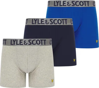 Image de Lyle & Scott Christopher 3-Pack Boxers Multicolore - Grand S