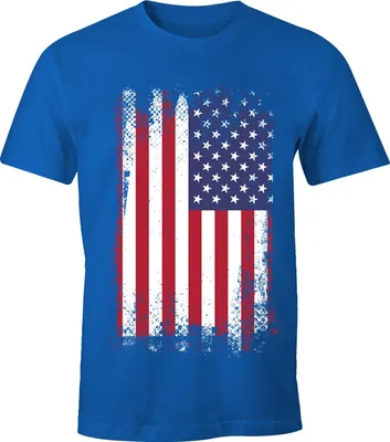 Produktbild von Herren T-Shirt - Amerika Flagge USA - Comfort Fit MoonWorks® royal XS