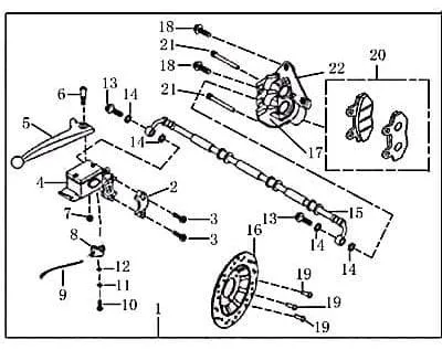 Produktbild von Hydraulikschlauch Bremse vorn Bremsanlage Rex 701502