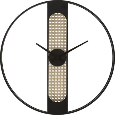 Immagine prodotto di Orologio da parete Muro 60 x 60 x 5 cm in metallo nero beige