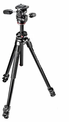 Produktbild von Manfrotto MK290DUA3-3W, 3 Bein(e), Schwarz, 175,5 cm, 2,59 kg
