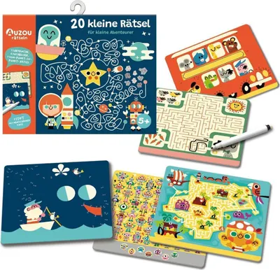 Produktbild von 20 kleine Rätsel für kleine Abenteurer