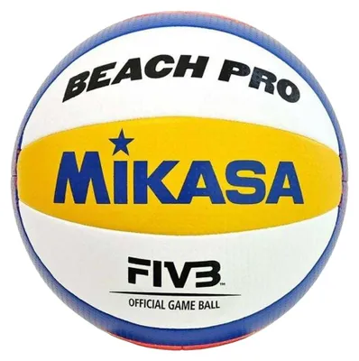 Produktbild von Mikasa - "Pro BV550C" Volleyball, Strand PP7202 (5) (Weiß/Blau/Orange)