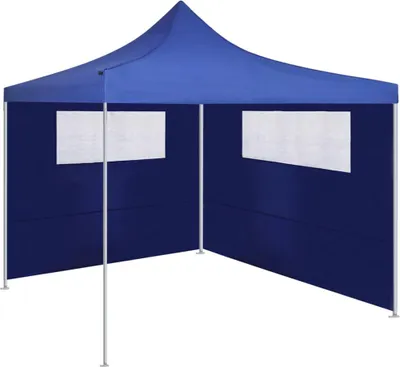 Obrázok produktu pre vidaXL Pavilón Bočná stena s oknami 6x2 m Modrá