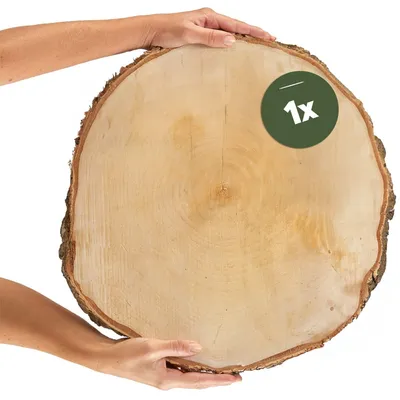 Produktbild von Große 45 cm Baumscheibe 1 Stk. zum Holz-Deko Basteln