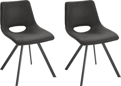 Produktbild von Leo | Stuhl 2 PK Anthrazit