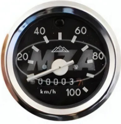 Produktbild von Tachometer Ø60mm bis 100km/h - Simson S51, S53, S70, S83