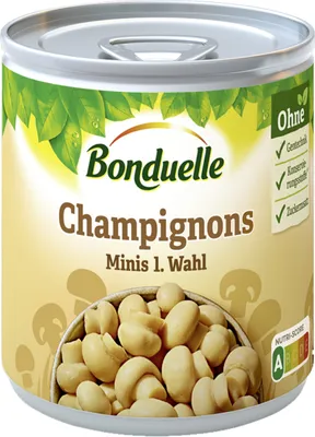 Obrázok produktu pre Bonduelle Champignon Köpfchen Minis Feinste Auslese prvý výber 195g