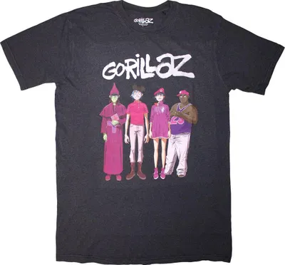 Immagine prodotto di Gorillaz - Maglietta "Cracker Island" per uomo/donna Unisex RO14245 (XXL) (Nero)