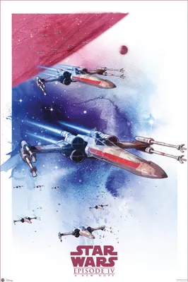 Obrázek produktu pro Star Wars Epizoda IV Plakát X-Wing Starfighter 61 x 91,5 cm