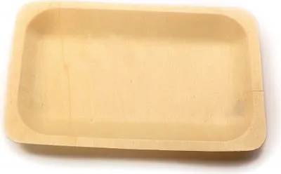 Produktbild von Schale ausHolz, rechteckig, 20 x 12 cm, 50 Stück