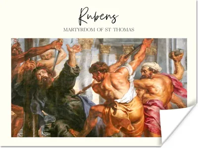 Produktbild von MuchoWow® Poster Malerei - Rubens - Barock 120x90 cm - Wandbild