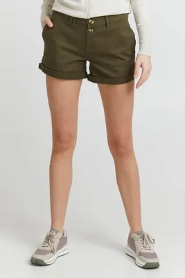 Produktbild von OXMO OXPiera Damen Chino Shorts Bermuda Kurze Hose mit Stretch