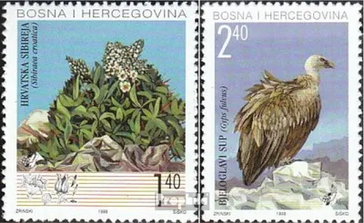 Produktbild von Briefmarken Bosnien - Kroat. Post Mostar 1998 Mi 45,46 (kompl.Ausg.) postfrisch Pflanzen