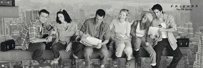 Image de Friends - Poster de porte - Skyscraper + 1 poster Ü de taille 61x91,5cm
