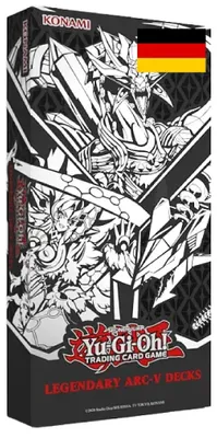 Produktbild von Yu-Gi-Oh! Legendary Arc-V Decks Box Deutsch – 3 spielbereite Decks