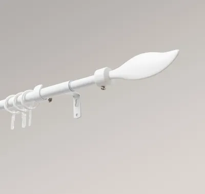 Produktbild von LYSEL® SET Flammendesign Stange Ø 13/16mm Weiß, Länge: 130-240cm