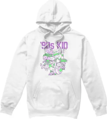 Productafbeelding van Nickelodeon - "90s Kid" hoodie voor heren, model TV8889 (maat S), wit