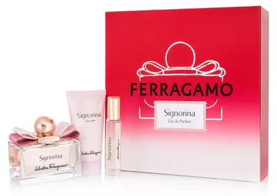 Obrázek produktu pro Salvatore Ferragamo Signorina Spring Gift Set, Ženy, 2 kusů, Eau de parfum, 100 ml, 10 ml, Sprej