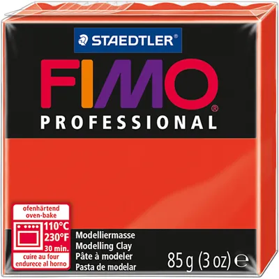 Produktbild von Staedtler FIMO 8004-200, Knetmasse, Rot, 1 Stück(e), 1 Farben, 110 °C, 30 min