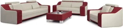 Produktbild von Sofagarnitur 3+1+1 Sitzer Sofas Couch Ledersofa