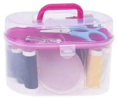 Immagine prodotto di Pratico cucito con accessori in plastica trasparente