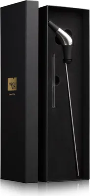 Obrázek produktu pro Vacu Vin Wine Pourer Pomalý nalévač vína - Stříbrný