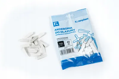 Produktbild von RANPLAST Große Fliesenkeile Montagekeile Kunststoff 40 Stück