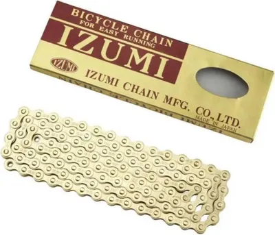 Zdjęcie produktu dla Łańcuch Izumi Chain Fixie Es410gp Złoty 116 Lewy / 1s Złoty 116 Lewy