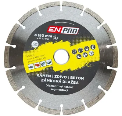 Image de Segment de disque diamanté Ø 180 x 1,6 x 22,3 mm, ENPRO