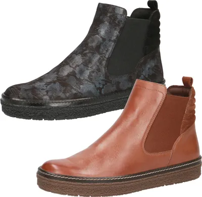 Produktbild von Caprice Damen Stiefeletten Chelsea Boots Leder 9-25455-25, Größe:40 EU, Farbe:Schwarz