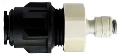Pushfit-Adapter 15mm auf 1/4 Zoll für Wasserfilter