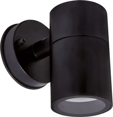 Produktbild von Wandlampe außen 12 cm hoch IP54 Schwarz GU10 Außenleuchte Wand