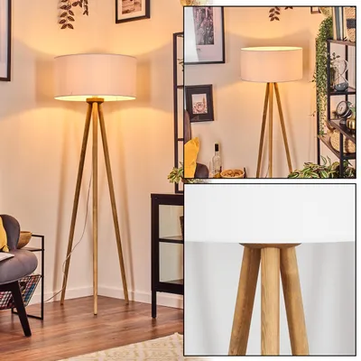 Produktbild von Longarone Stehlampe aus Holz/Metall im skandinavischen Design
