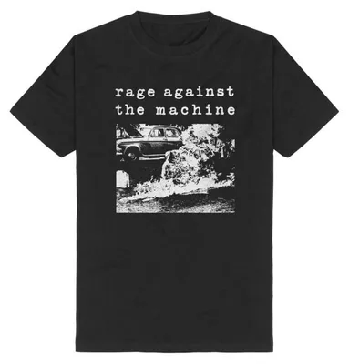 Produktbild von Rage Against The Machine T-Shirt Herren Monk Fire schwarz M