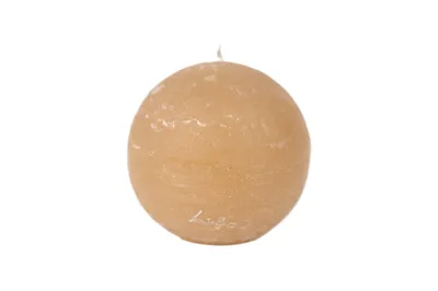 Productafbeelding van Rasteli - Kaars - Bolvormige kaars - Paraffine - Crème kleur - Diameter 10 cm x Hoogte 10 cm - 2 stuks