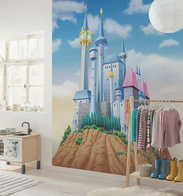 Produktbild von Komar Vlies Fototapete - Disney Princess Cinderella Castle - Größe 200 x 250 cm