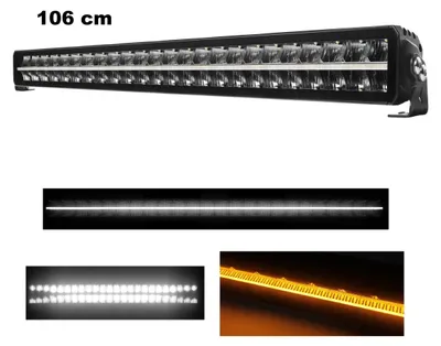 Produktbild von 106 cm / 42 Zoll 12V - 24V LED-Bar / LED-Leiste Piano‑Design LED‑Scheinwerfer Super leistungsstark Weißes und orangenes Licht Po