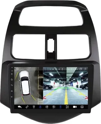 Image de Autoradio avec Bluetooth et caméra – CarPlay – Pour Chevrolet Vonk Beat Matiz (2010-2014) – Compatible avec Apple et Android – Système stéréo – Navigation – Système de navigation automobile