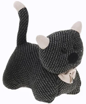 Produktbild von H&S Collection Turstopper 1 Kg- Katze/Katze - grau - 17 x 14