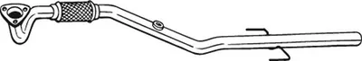 Produktbild von BOSAL 850-121 Abgasrohr Auspuffrohr Vorne