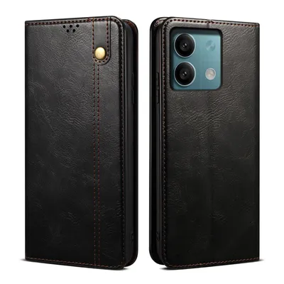 Immagine prodotto di Custodia per Xiaomi Redmi Note 13 4G in pelle flip case portafoglio con funzione stand nero