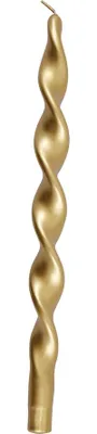 Zdjęcie produktu dla Świece Twisted Gold 2 szt